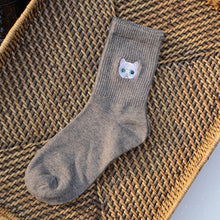 Load image into Gallery viewer, Cat Figured Socks