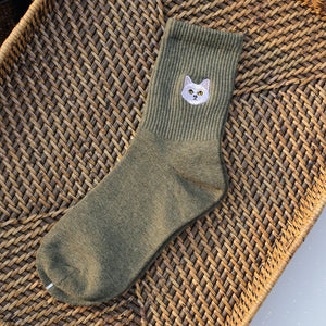 Cat Figured Socks