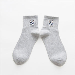 Dog Figured Socks