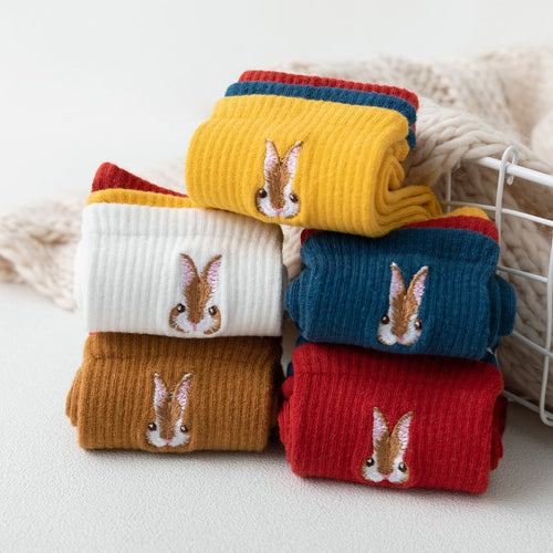 Rabbit Figured Socks