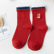 Load image into Gallery viewer, Rabbit Figured Socks