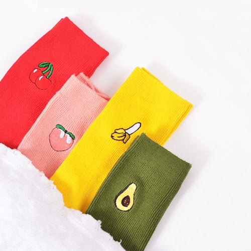 Fruit Figured Socks