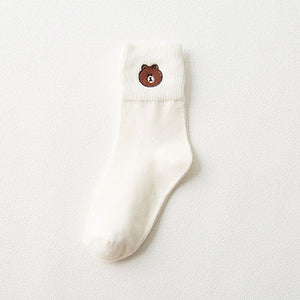 Bear Figured Socks
