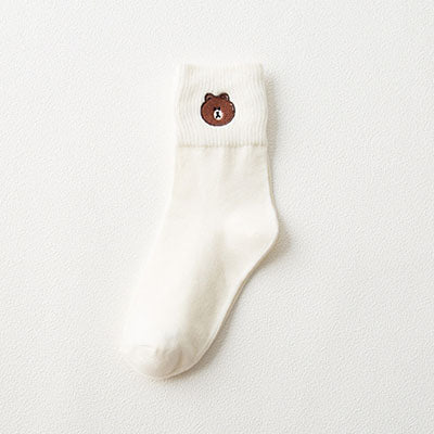 Bear Figured Socks