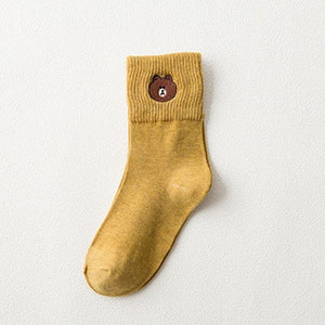 Bear Figured Socks