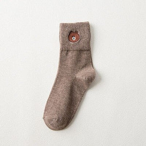 Bear Figured Socks