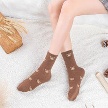 Load image into Gallery viewer, Bear Figured Socks