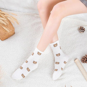 Bear Figured Socks