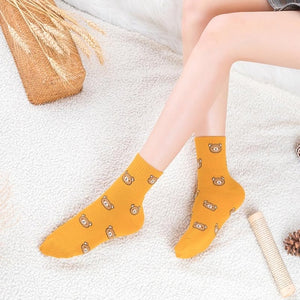Bear Figured Socks